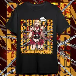 Chainsaw Man Power Graphic Anime Tee - XXXL (Black)