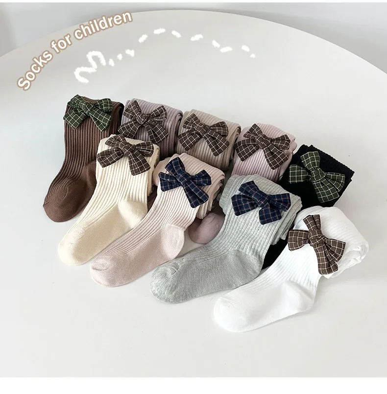 Warm Cotton Girls Tights Colorful Butterfly Baby Pantyhose Spring Autumn Knitted Girls Leggings Kids Children Stockings 1-10Year