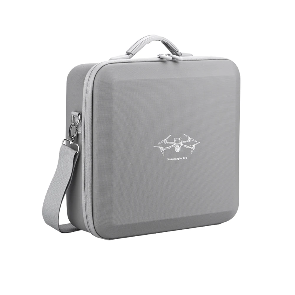 휴대용 보관 가방 방수 어깨 가방 안티 스크래치 운반 가방 케이스 Air3 드론 액세서리 용 PU 가죽 하드 쉘