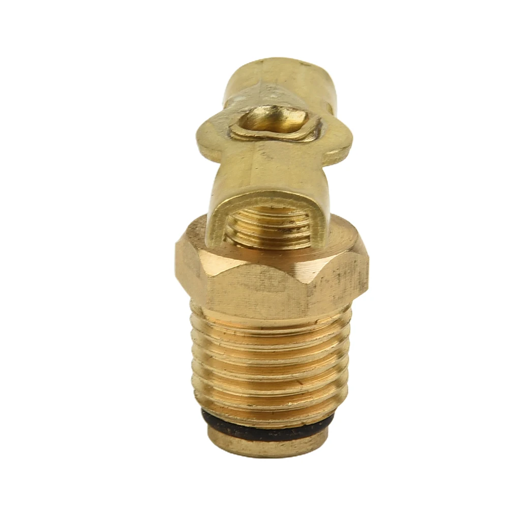 1/4 Abblaseventil Luftkompressor Tank 1/4" BSP Ablassstopfen Ventil/Tap/Ablaufhahn mit T-Griff Ventilteile Luftwerkzeuge – Detail 5