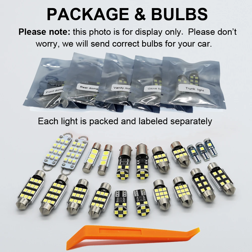 18Pcs LED Interior Light Bulb Kit For Volkswagen VW Touareg 7L 2003 2004  2005 2006 2007 2008 2009 2010 Car Reading Trunk Canbus - AliExpress