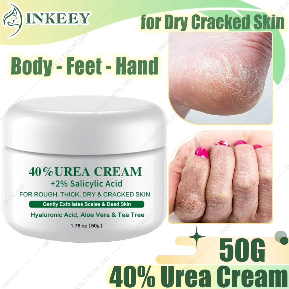 

Urea 40% Cream for Dry Cracked Feet Heels Hands Body Repairing Treatment Deeply Moisturizing Callus Dead Skin Remove Foot Care