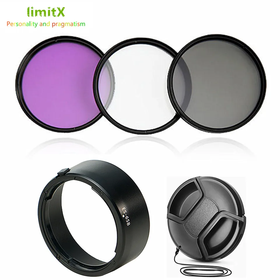 Paraluce Canon EW-65B Per Obiettivo RF50mm F1.8 STM - Paraluce A Baionetta Reversibile Nero - Foto 10