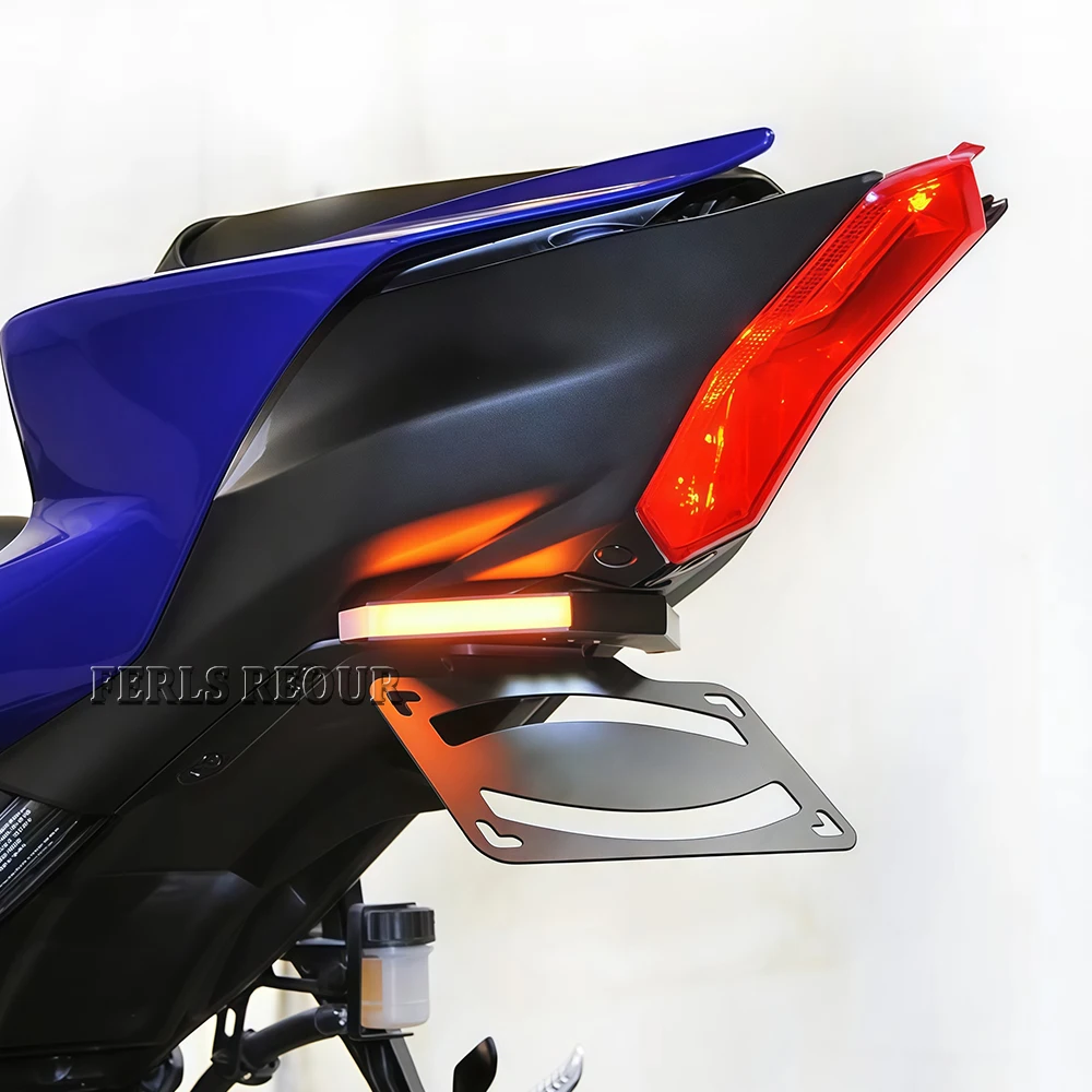 YAMAHA R1/R1M 2021-2025용 번호판 홀더 펜더 제거기 플러그 앤 플레이 오토바이 액세서리