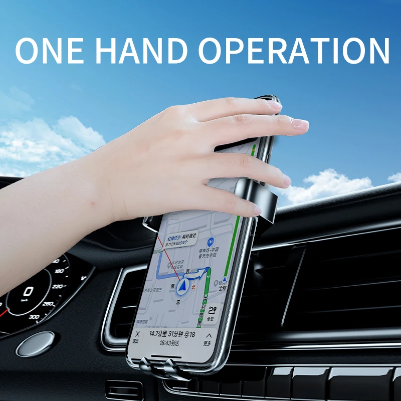 Universeller Telefonhalter Auto mit Entlüftungsclip - Dashboard Smart