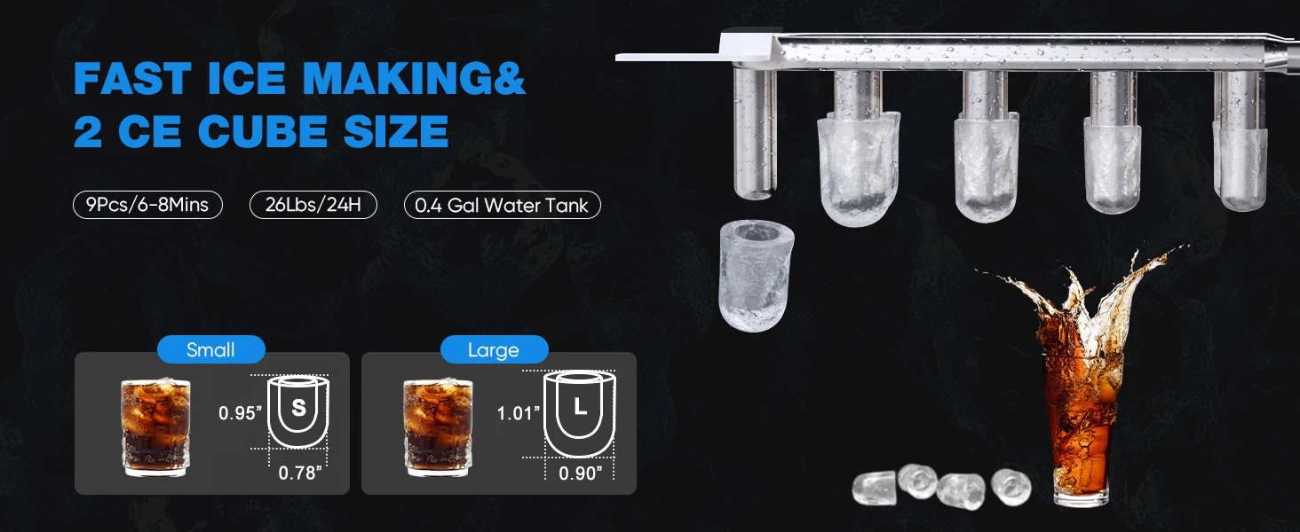 Portable Ice Machine Maker Countertop