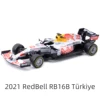 Bburago 1:43 2021 Red Bull RB16B #33 Turkey F1 Formula Car Static Die Cast Vehicles Collectible Model Racing Car Toys 1