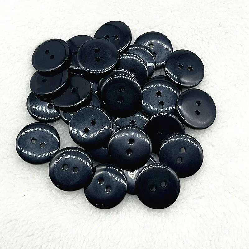 9mm---34mm Two Holes Transparent White Small Buttons Bread Round Resin Sewing Buttons Diy Clothing Accessories 3