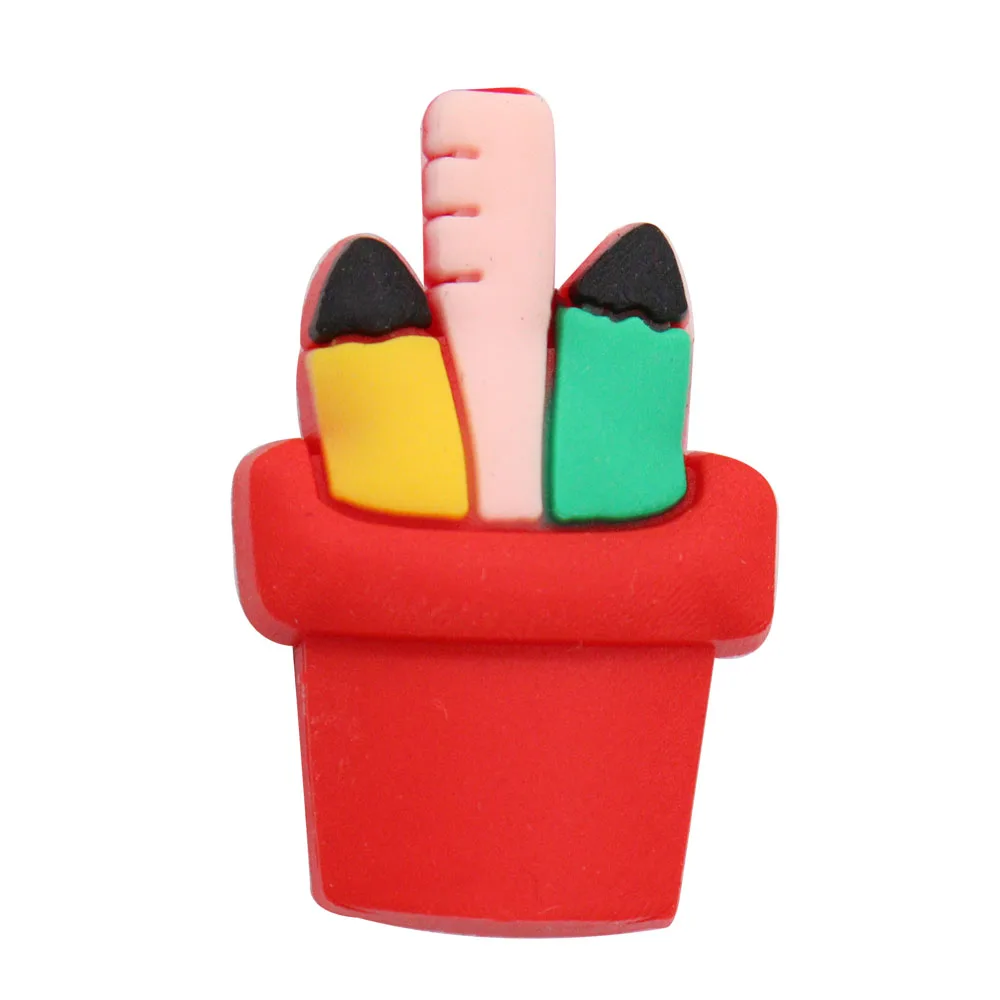 PVC Shoe Charms - Graduation School Bus Teacher Design