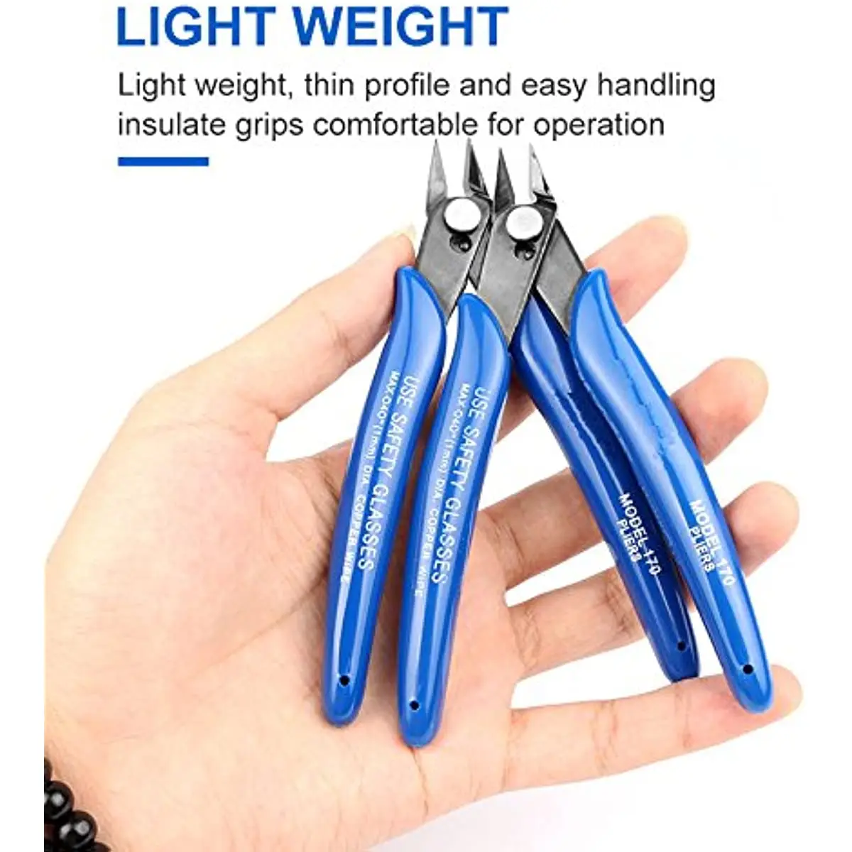 Pinze Tronchesi Laterali 125mm Per Cavi Elettrici - Taglio A Filo, Molla Automatica, Antiscivolo - Foto 10