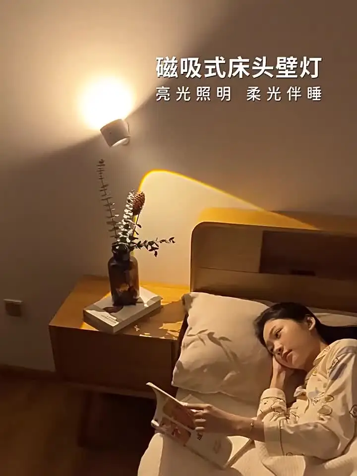 Feallive 2 Pezzi Lampada Da Parete LED A Batteria Con Telecomando Touch E Rotazione 360° - 2