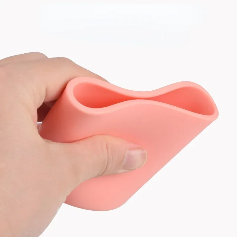 tea cup Kids Silicone Water Cups Baby Snack Cup Portable Outdoor Travel Children Cups Teacups Drinkware Food Grade Silicone BPA FREE
