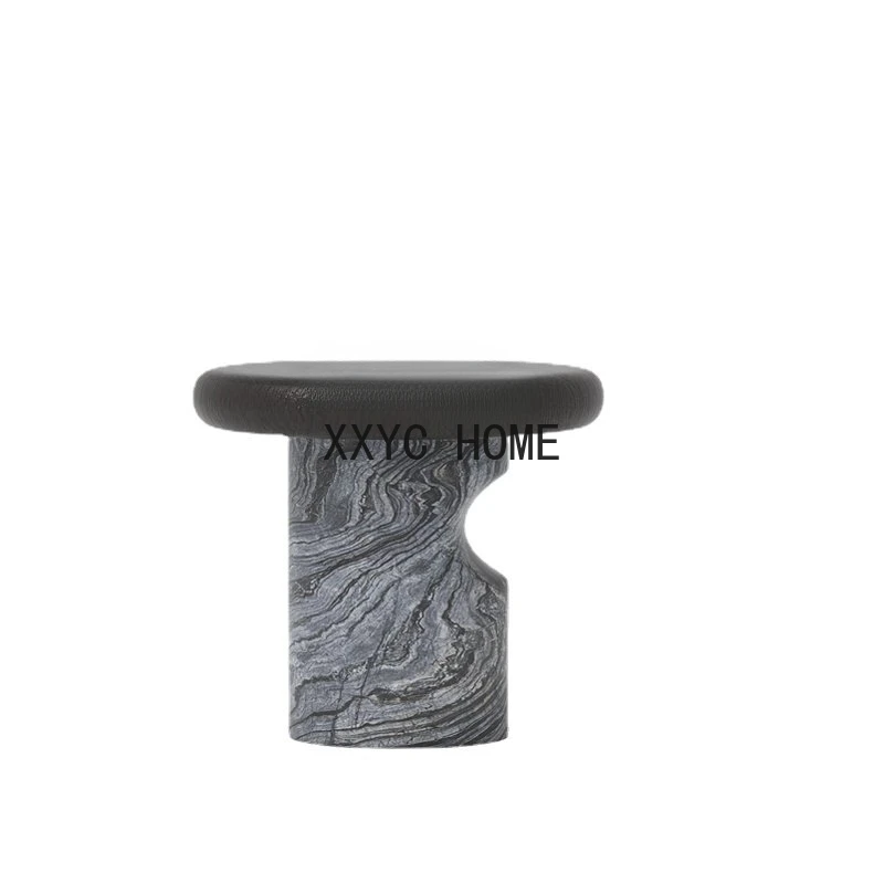 

Sofa Side Table Small Apartment Nordic Home Minimalist round Marble