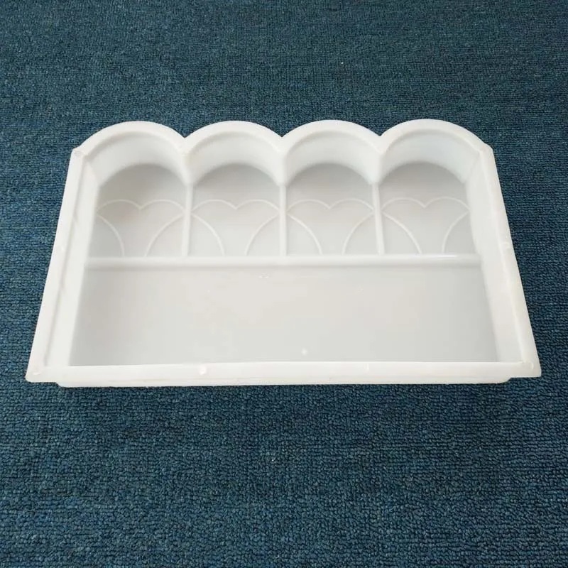 Garden Path Molds Stone Brick Path Mold 42x25x5cm Plastic Making DIY Paving Mould Home Garden Floor Road Concrete Molds
