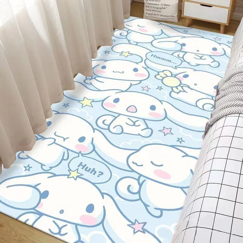 40-160cm Sanrio Cinnamoroll Imitation Cashmere Carpet Home Bedroom Bedside Blanket Decorative Carpet Dirt-resistant Loor Cushion 3