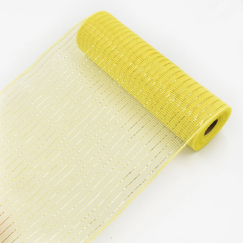 Ostern Dekorationen Polyester Mesh Rollen DIY Ostern Kranz Band Rosa Blau Gelb Grün Mesh Band für Ostern Geburtstag Dekor