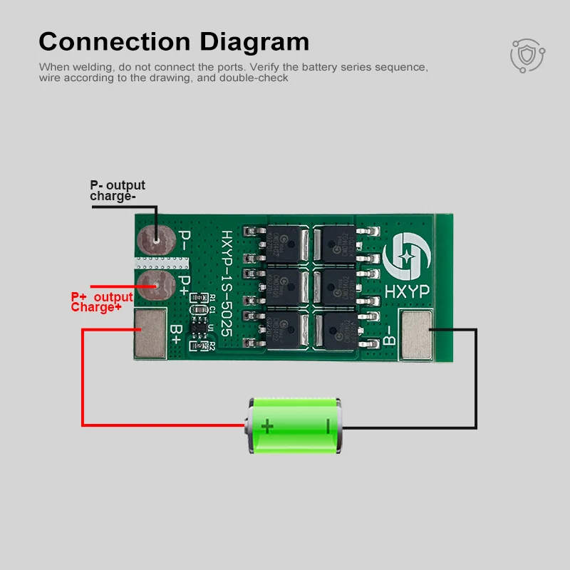 BMS 1S 12A 20A 25A 3.7V lithium battery protection board 18650 4.2V charging vol