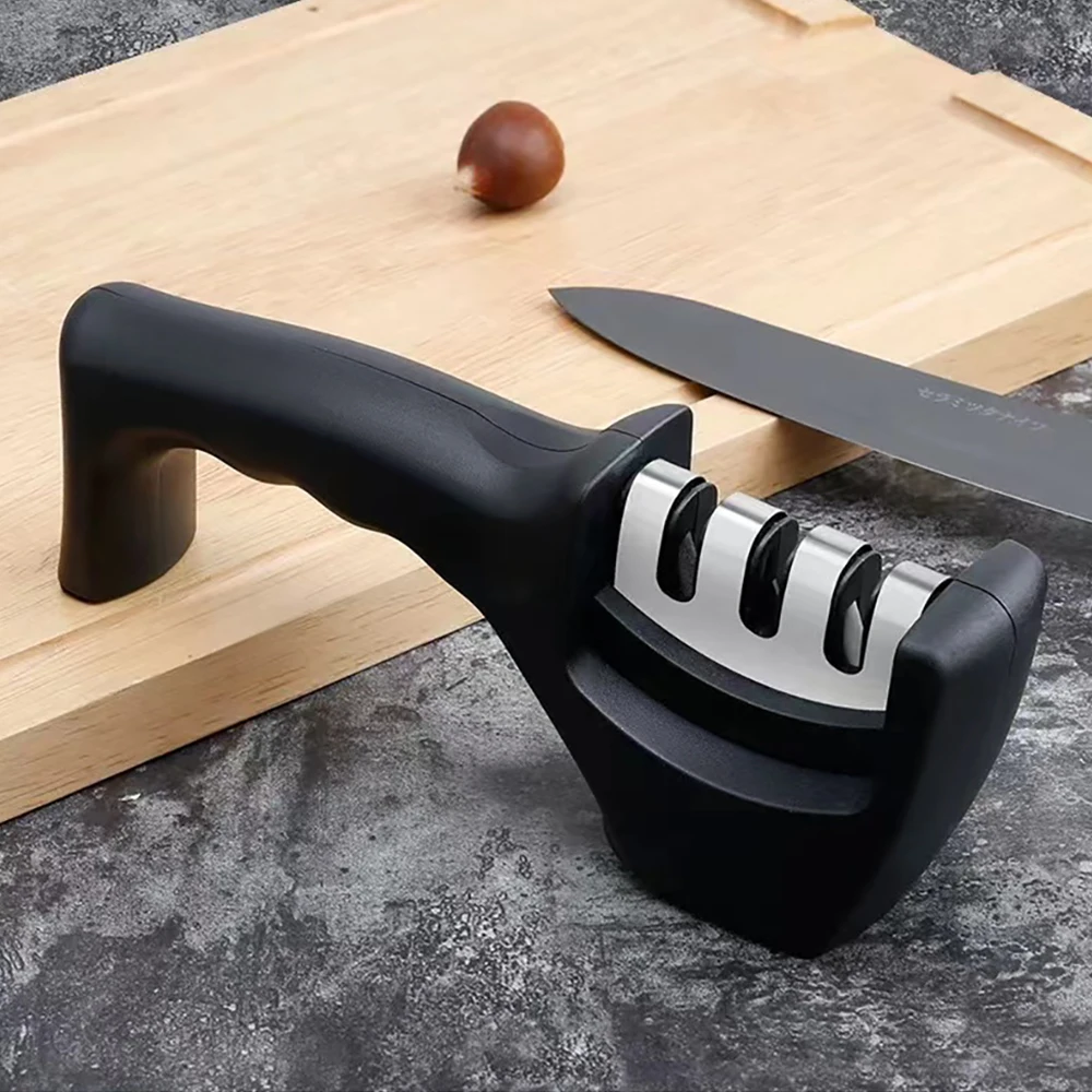 

Professional Knife Sharpener Kitchen Sharpening Stone Whetstone Tungsten Steel Diamond Ceramic Kitchen Knifes Accessories tool