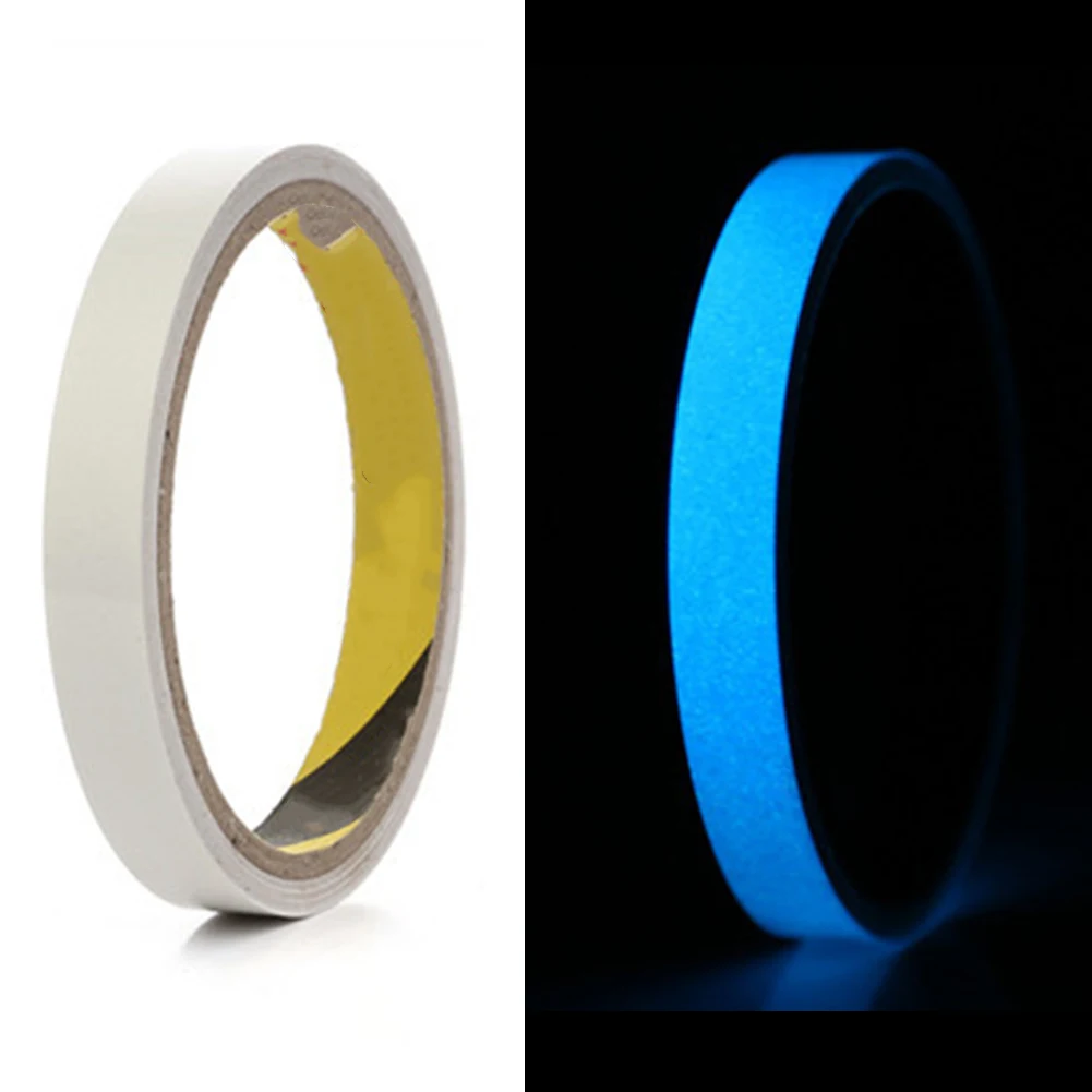Luminous Tape Sticker Dark Blue Fluorescent Orange Red Orange Yellow Wall Decorative Glow In Dark Green