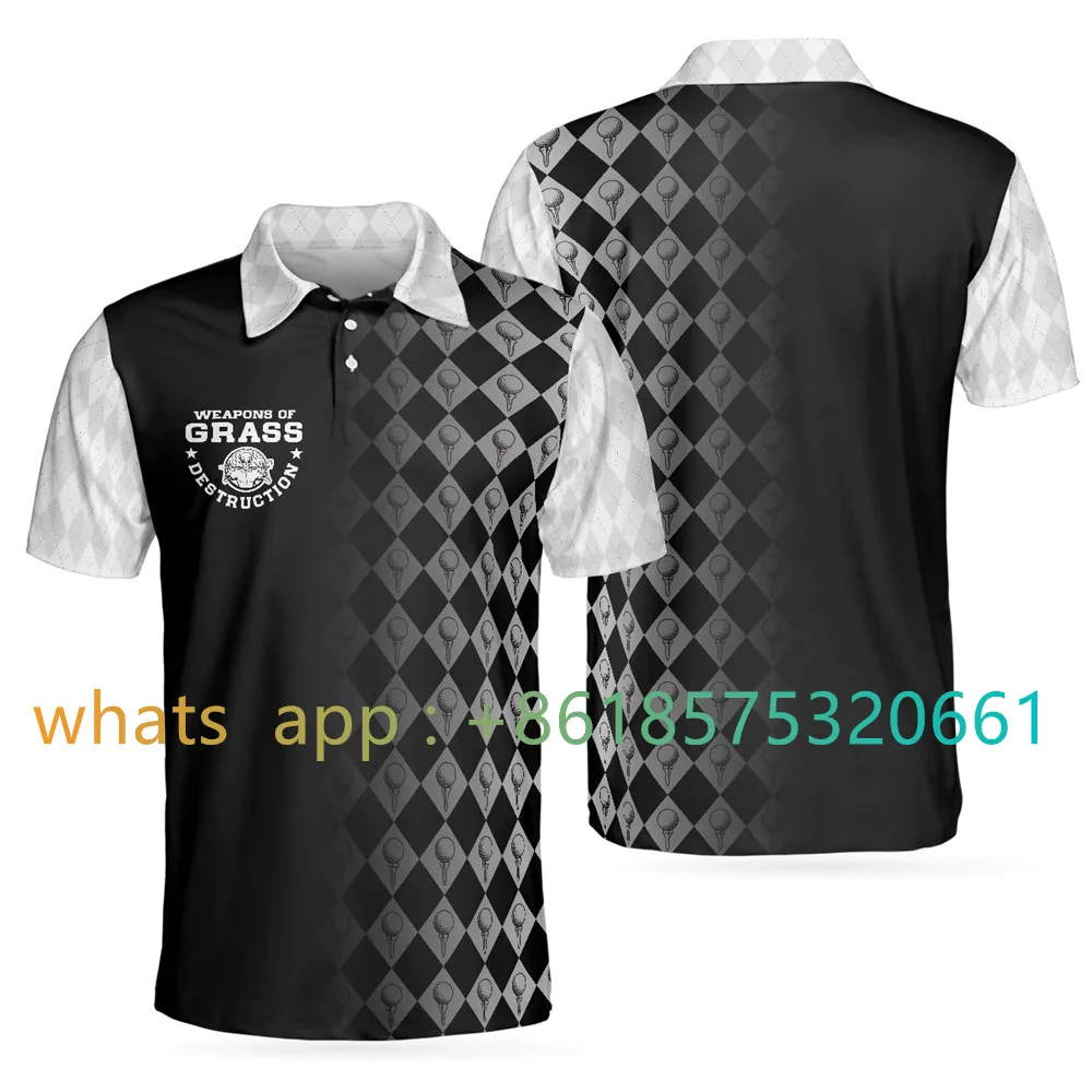 Men Short Sleeve Golf Polo Shirt Table Tennis Top Football Sports Clothing Badminton Shirt Outdoor Golf Clothes Fashion T-shirt