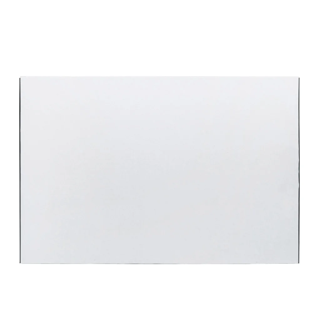FLEOR 1 Stück PVC-Gitarren-Schlagbrett, leeres Material, 430 x 290 mm, Schlagplatte für E-Gitarre, Bass, Weiß, 3-lagig/Weiß, 1-lagig