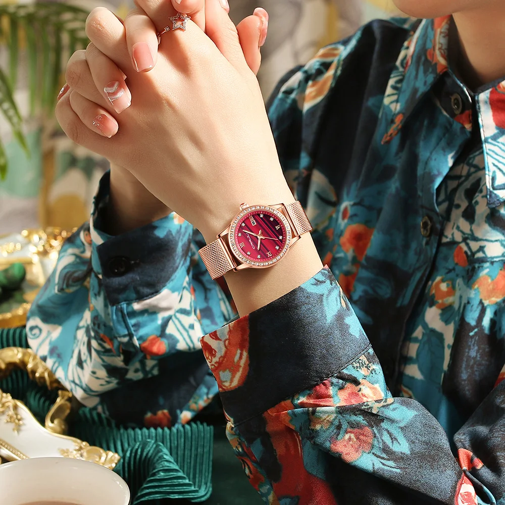 Women's Watch Mesh Bracelet | Fashion Quartz Wristwatches