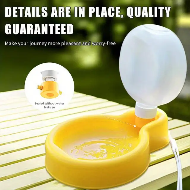 Portable Cat Dog Water Bottle Sealed Travel Puppy Cats Foldable Drinking Bowl Outdoor Pet Water Dispenser Feeder Pet Supplies 4