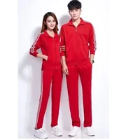 Men's Sportswear Set Running Hoodie Casual Leisure Two-Piece Suit Spring Autumn Couple Outfit School Uniform Pants