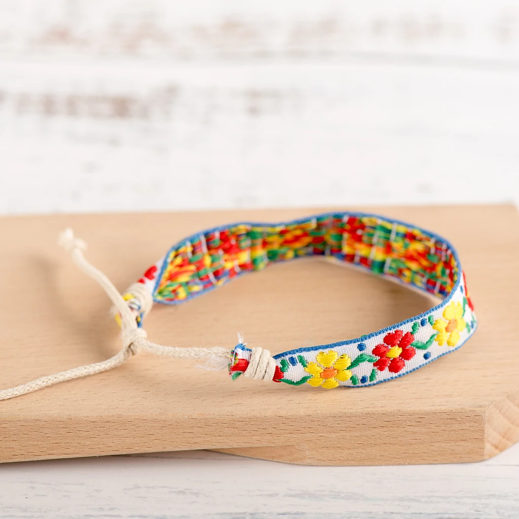 Bracelet Jewelry Adjustable Handmade Macrame Rope Woven Bracelet Thread lot For Women