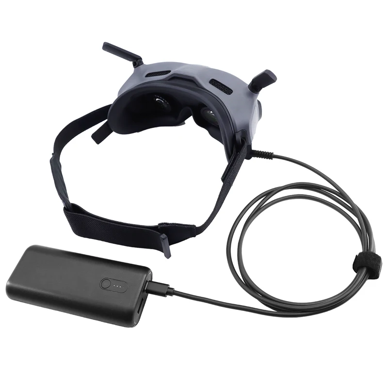 PD Fast Charger Power Bank Cable for DJI FPV/Avata Goggles 2 Glasses Power Supply Charging Cable for DJI Googles V2 Accessories Drone Goggles Accessories