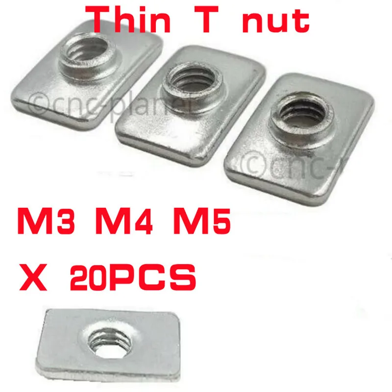 20PCSM3M4M5TNutTeeNutForVslotOXCNC3DPrinterAluminum.jpg