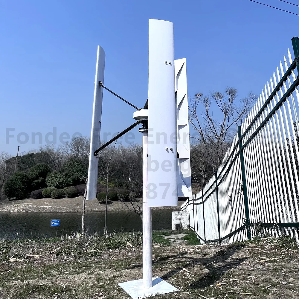 5kw-20kw 12V 24V 48V Vertical Axis Efficient Wind Turbine Generator for Home Use 20KW CE Roof Mount Residential