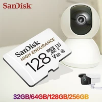 SanDisk V30 caméra de Surveillance carte mémoire haute Endurance microSDXC TF carte 512GB 128GB 256GB 64GB 32GB 4K carte vidéo pour DVR 3