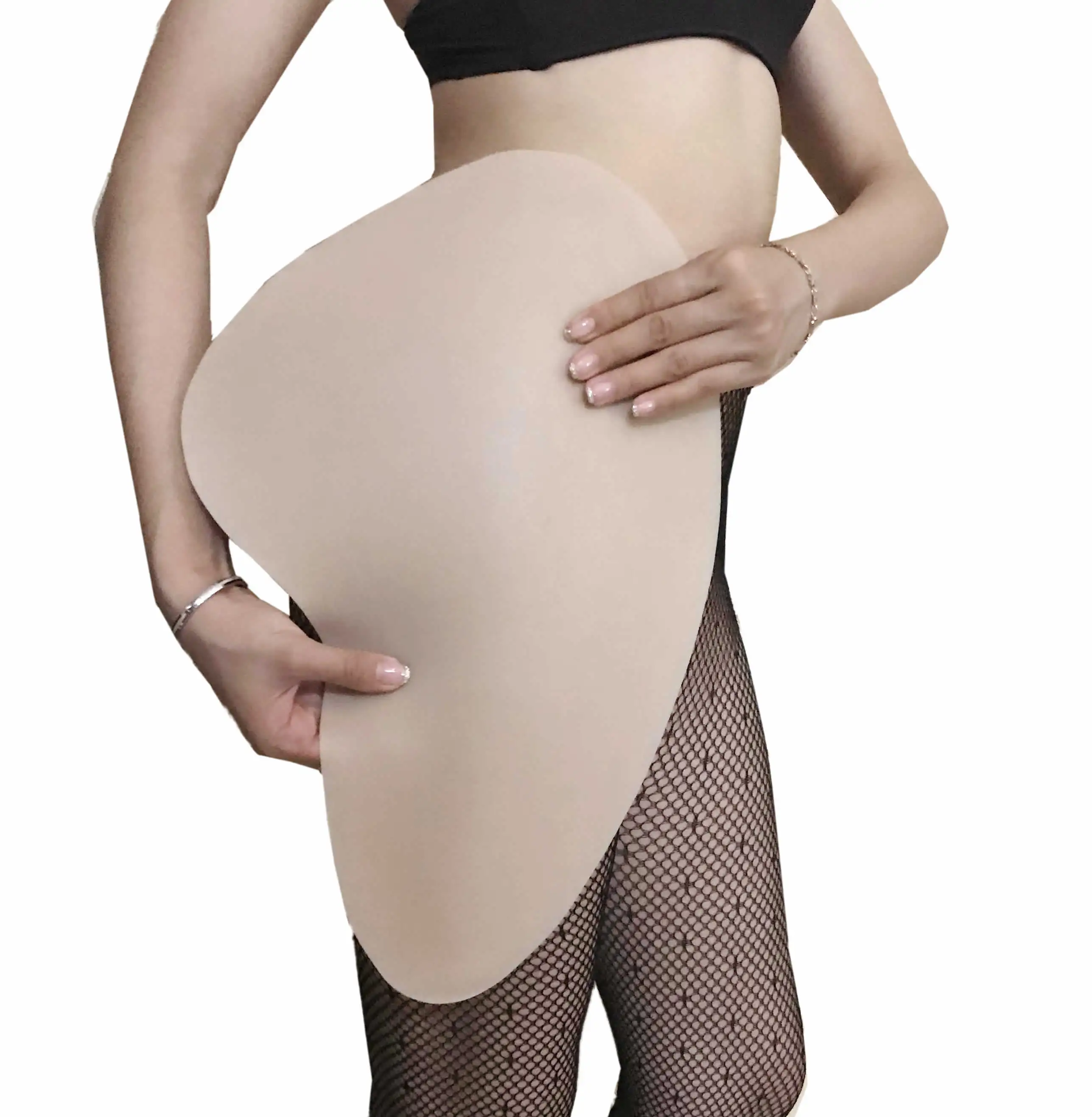 2PCS Women Hip Pad Fake Butt False Ass Panties Waist Trainer Crossdressing Briefs Sponge Padded Seamless Enhancer |