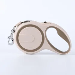 Retractable Nylon Pet Leash - Durable 5M Length - 5M (Brown)