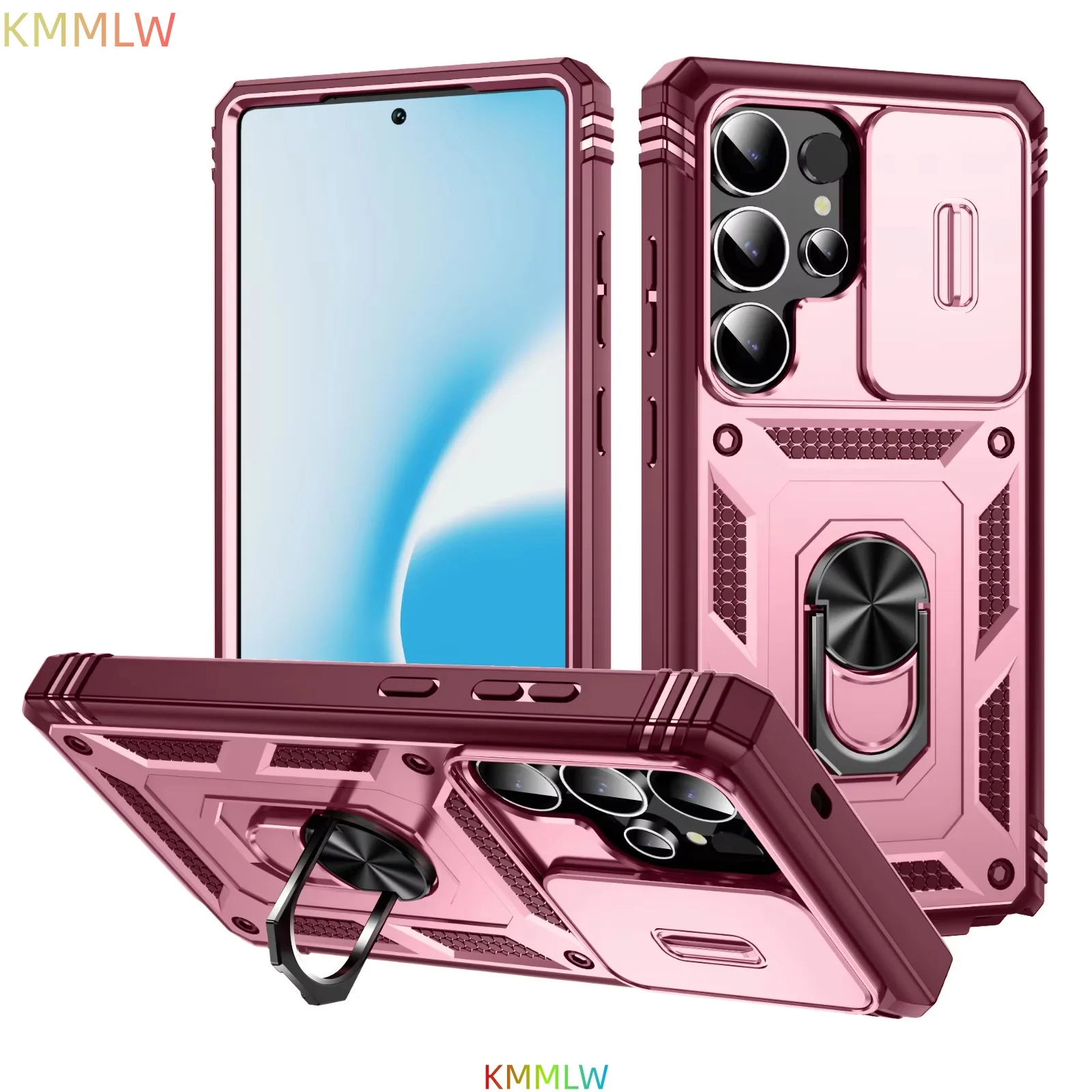 Camera Slide Armor Protection Case with 360° Rotating Cover