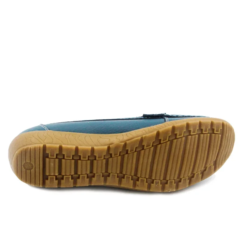 Spring Autumn Shoes Woman Cow Leather Flats Women Slip On Women's Loafers Female Moccasins Shoe