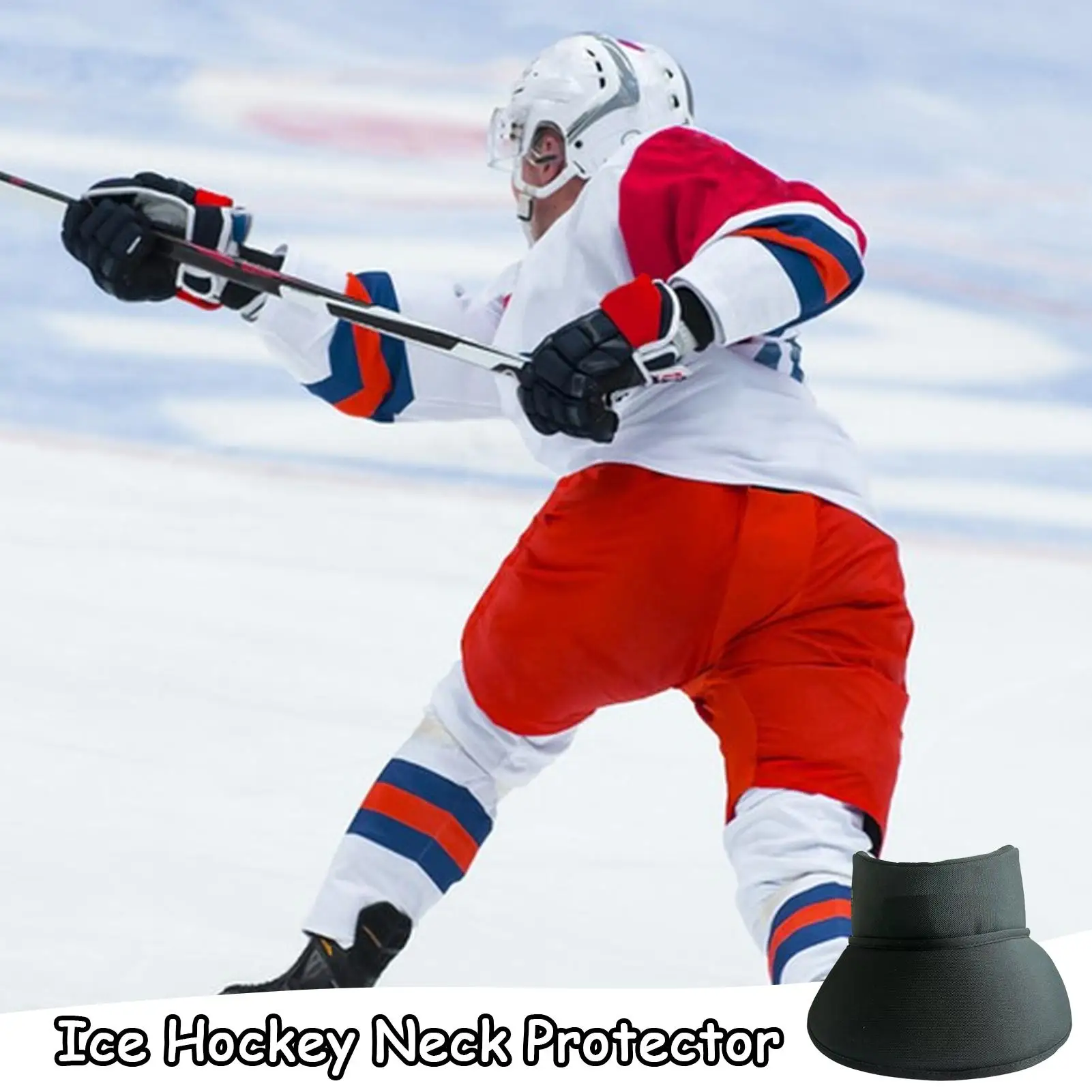 Hockey Neck Guard Ice Hockey Protection Gear Breathable Neck Protector Collar For Senior Men Women Junior Teens gifts