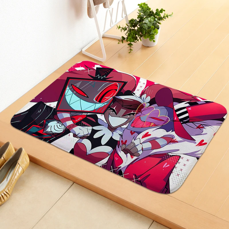 

Room Floor Carpets H-Hazbin H-Hotel Doormat Entrance Door Modern Home Decoration Bathroom Mat Washable Non-slip Kitchen Rug