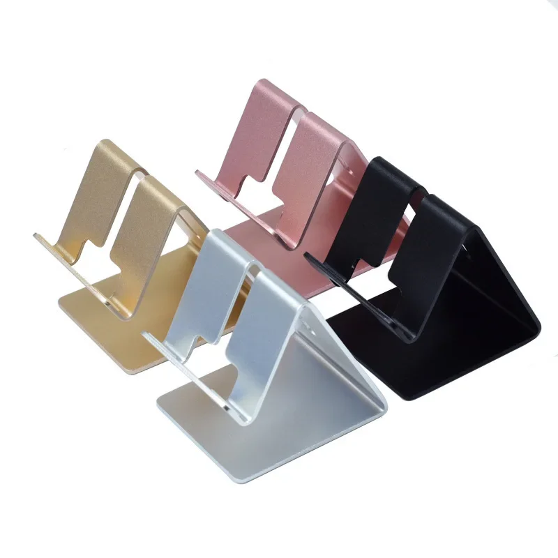 Gold Rose Gold Phone Holder Universal Desktop Phone Stand Desk Organizer Tablet Holder Mount Stand for Samsung iPhone iPad 5