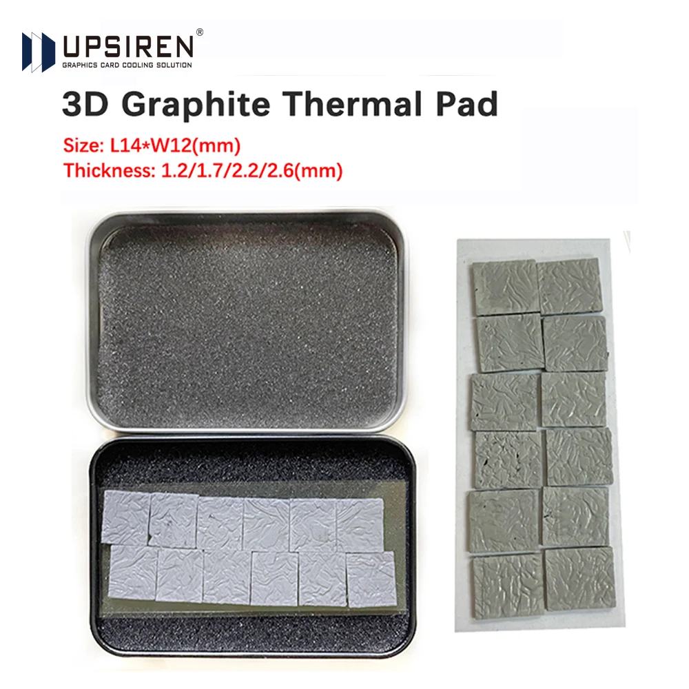 UPSIREN 40W/m.k 3D Graphite Thermal Pad 3090/3080 Memory Thermal Grease