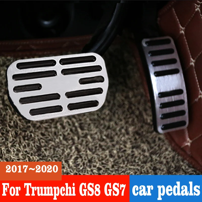 

Car Accelerator Fuel Brake Foot Rest Pedals Pad Cover Non Slip Mat For Trumpchi GS8 GS7 2017 2018 2019 2020 Internal Accessories