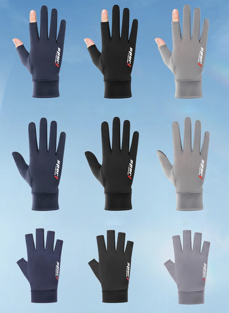 1Pair Fishing Gloves 2 Finger Flip Waterproof Windproof Photograph Men Women Gloves Velvet Warm Protection Fish Angling