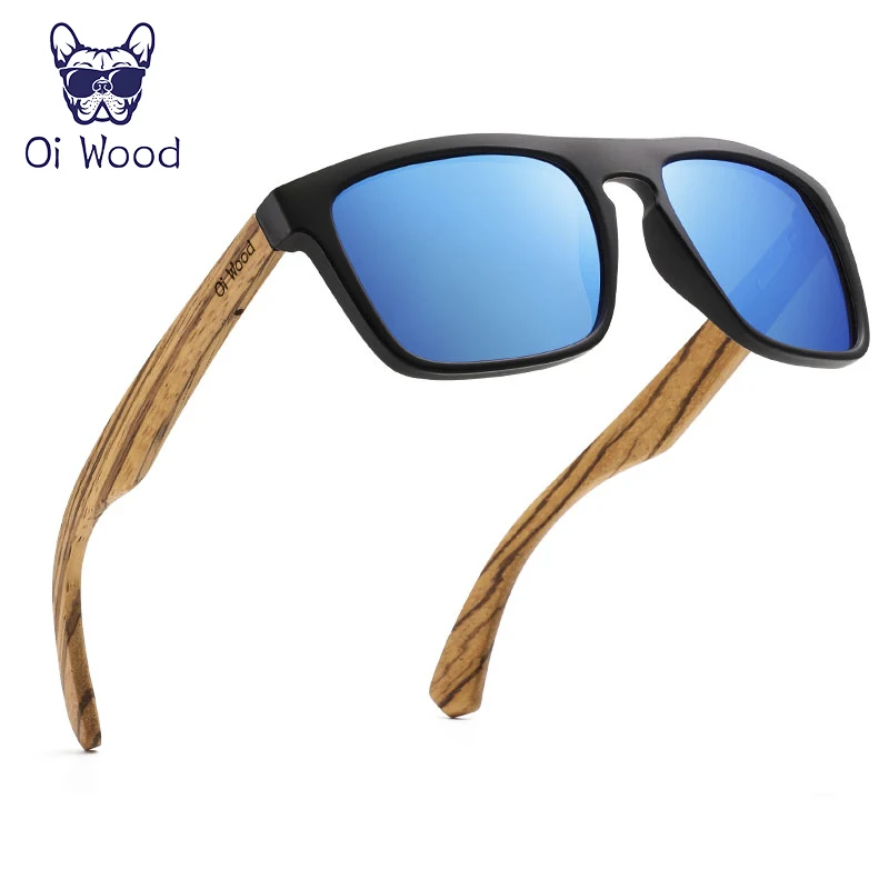 Polarized Sunglasses Oi Wood Women Square Sunglasses Wooden Eyeglasses Red Lenses Mens Glasses