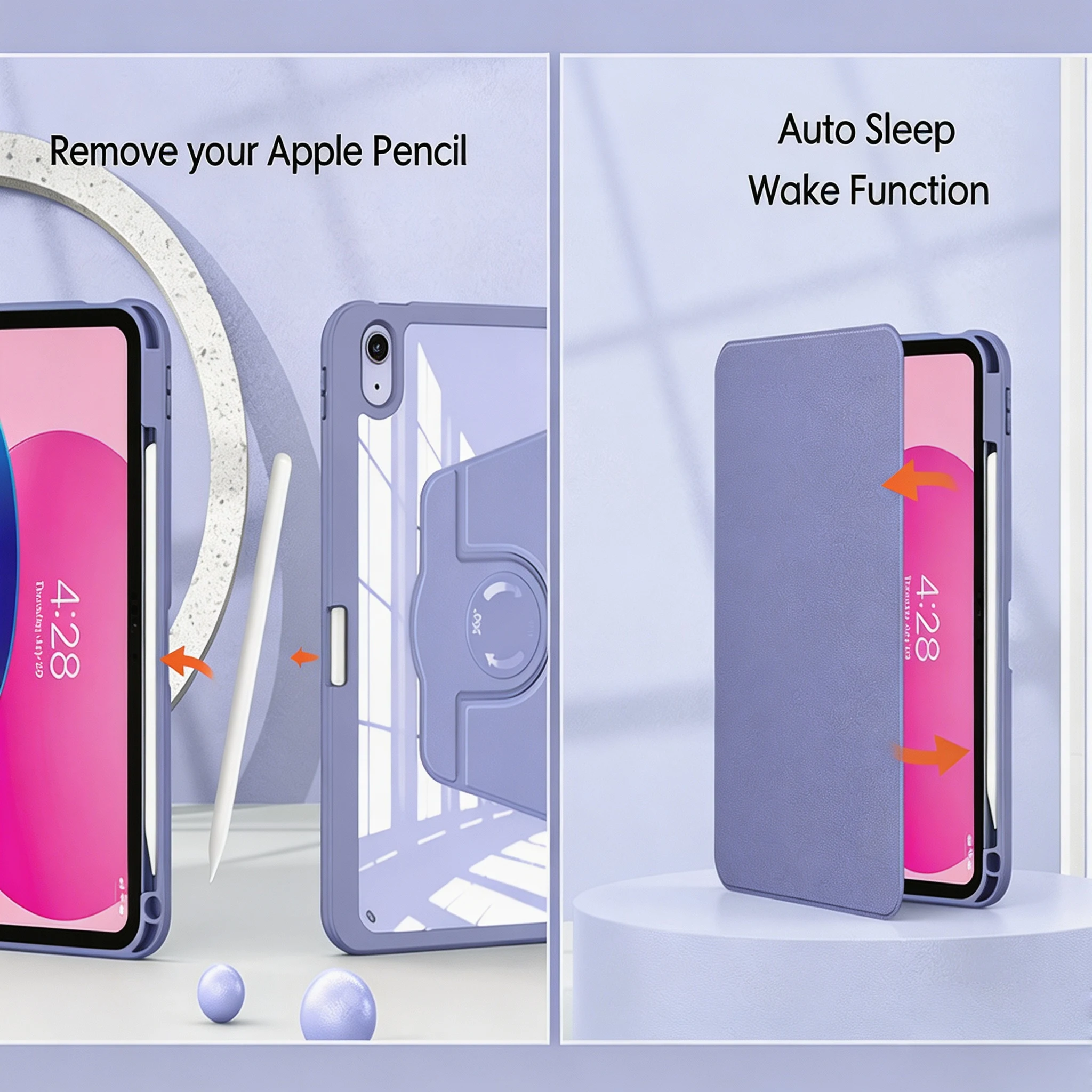 360° Rotating Tablet Case