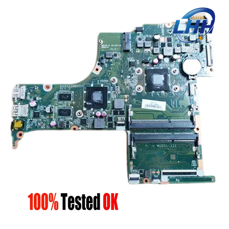 

Материнская плата DA0X22MB6D0 для ноутбука HP Pavilion 15-AB, материнская плата со стандартом раньше A8-6410, ЦП 2 Гб, графический процессор DDR3