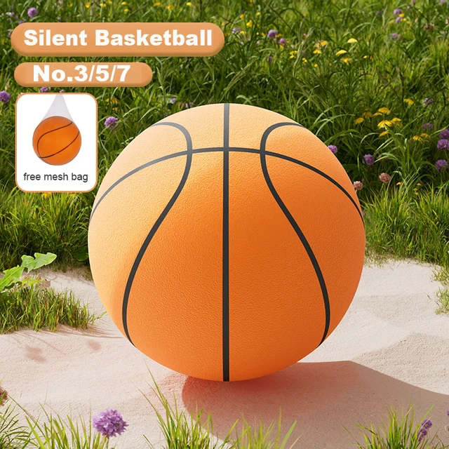 Pelota de baloncesto silenciosa para niños, juego deportivo de