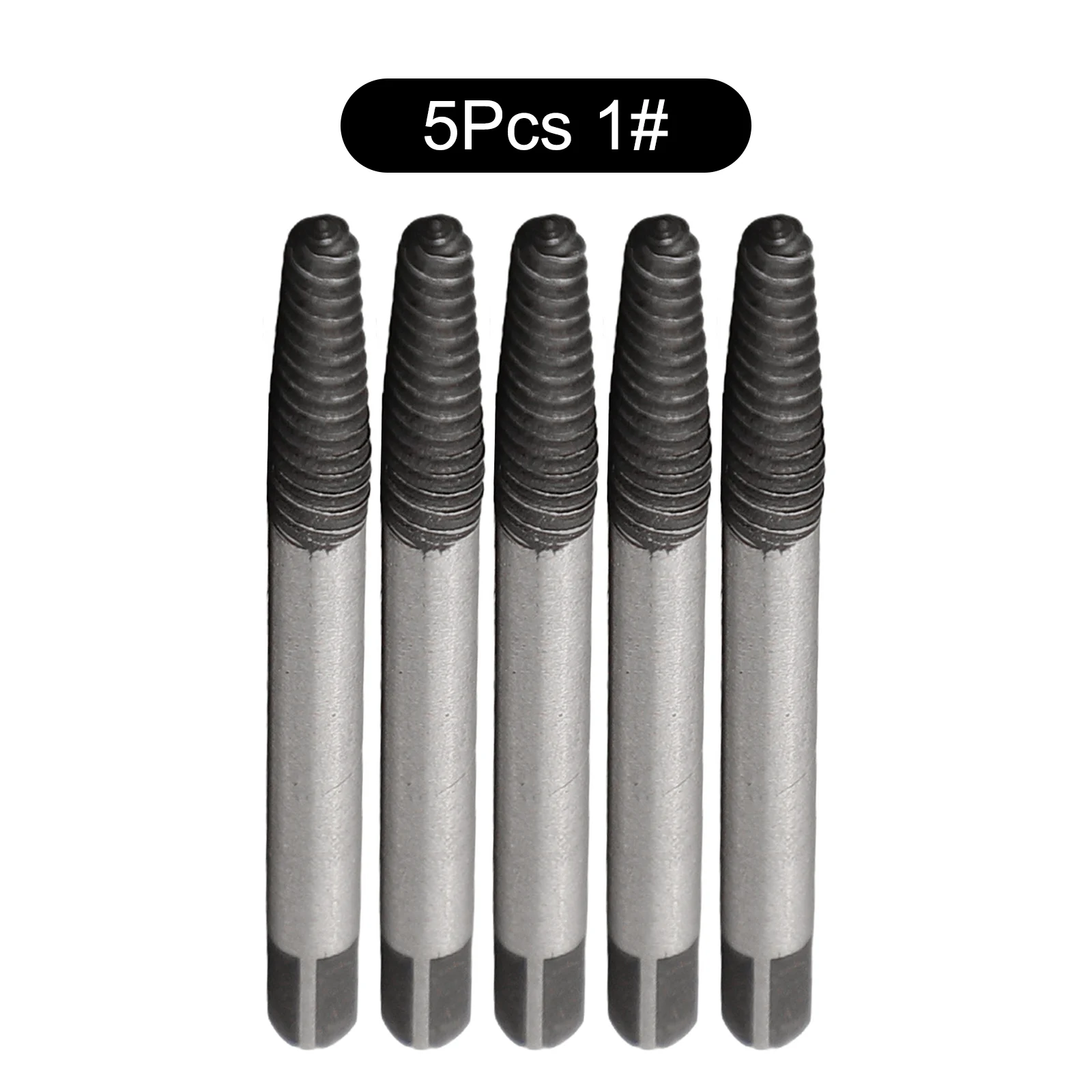 

5Pcs Screw Extractor Center Drill Bits Guide Set For Broken Damaged Bolts Screws Remover Speed Out Screw Easy Out Remover Tools