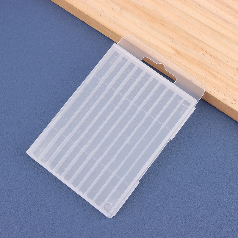 1 Stück Werkzeugzubehör Leere Kunststoff-Verpackungsbox für Spiralbohrer, Werkzeugkasten mit 5/10 Löchern für Holzbearbeitungsbohrer – Detail 10