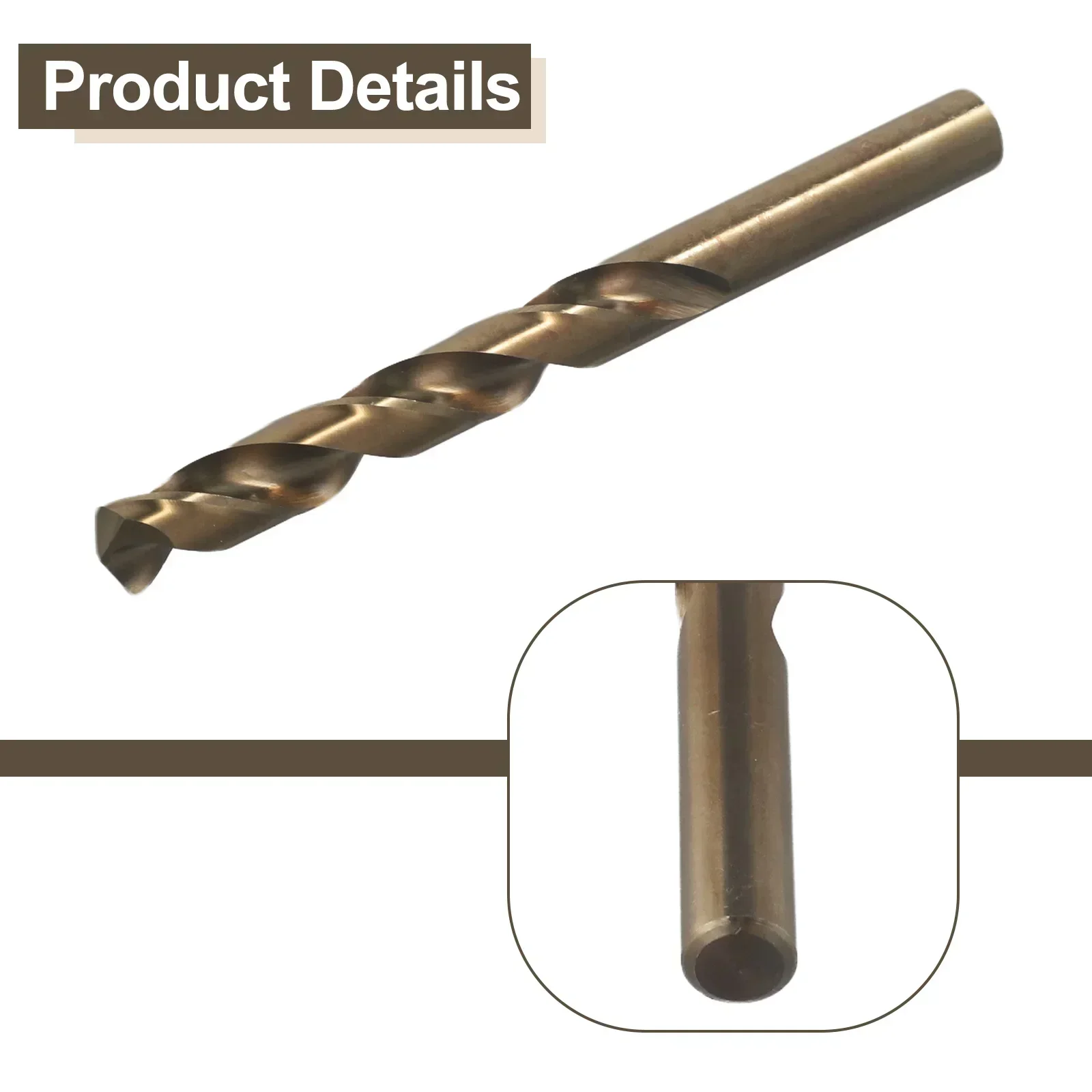 코발트 HSS 드릴 비트 1-13mm 라운드 생크 드릴 M35 스테인레스 스틸 철 드릴링 구멍 도구 부품 Suita For Wood Metal Drilling